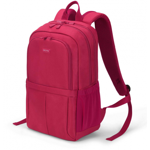 Dicota sac à dos informatique Eco Scale, pour ordinateurs portables jusqu'à 15,6 pouces, rouge