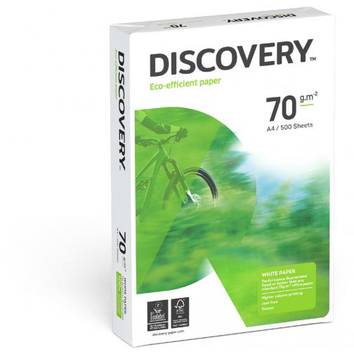 Discovery papier reprographique ft A4, 70 g, paquet de 500 feuilles