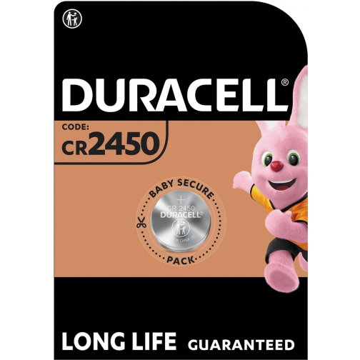 Duracell piles bouton Specialty Electronics, CR2450, blister de 1 pièce