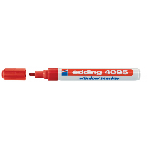 Edding Marqueur craie e-4095 rouge