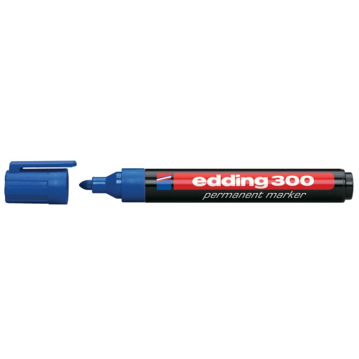 edding marqueur permanent 300 bleu