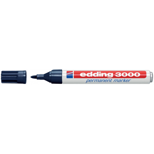 Edding marqueur permanent 3000 bleu acier