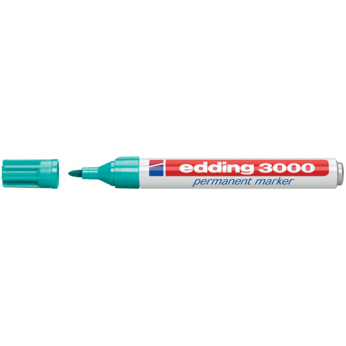Edding marqueur permanent 3000 turquoise