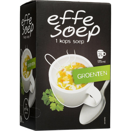 Effe Soep 1-tasse, légumes, 175 ml, boîte de 21 sachets