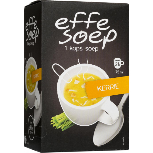 Effe Soep 1-tasse, curry, 175 ml, boîte de 21 sachets