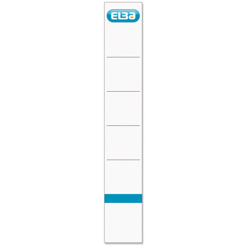 Elba étiquettes, ft 19x3,4 cm, blanc, 10 pcs