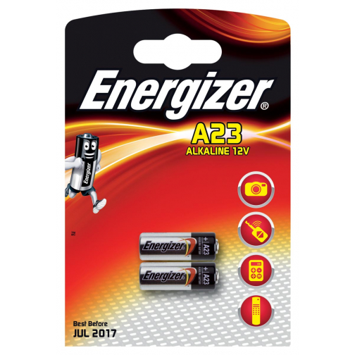 Energizer pile Alcaline, A23, blister 2 pièces