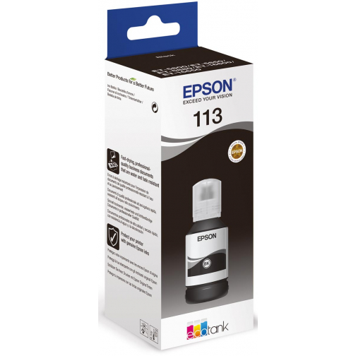 Epson bouteille d'encre 113, 7.500 pages, OEM C13T06B140, noir