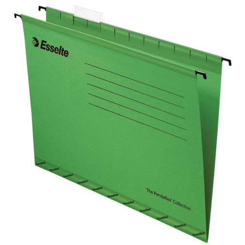 Esselte dossiers suspendus pour tiroirs Pendaflex entraxe 330 mm, vert, boîte de 25 pièces