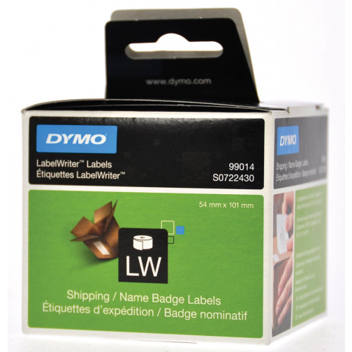 Dymo étiquettes LabelWriter ft 101 x 54 mm, blanc, 220 étiquettes