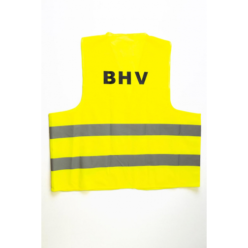 Fixfirst gilet de sécurité, jaune, XL (adulte), avec impression BHV