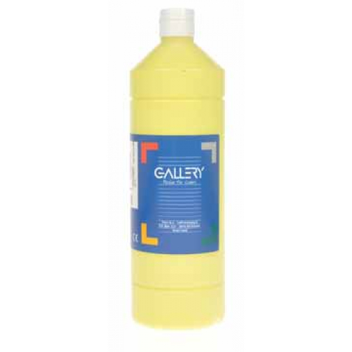 Gallery gouache flacon de 1.000 ml, jaune clair
