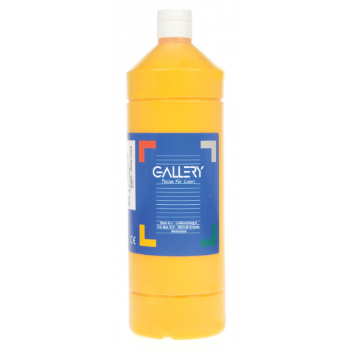 Gallery gouache flacon de 1.000 ml, jaune foncé