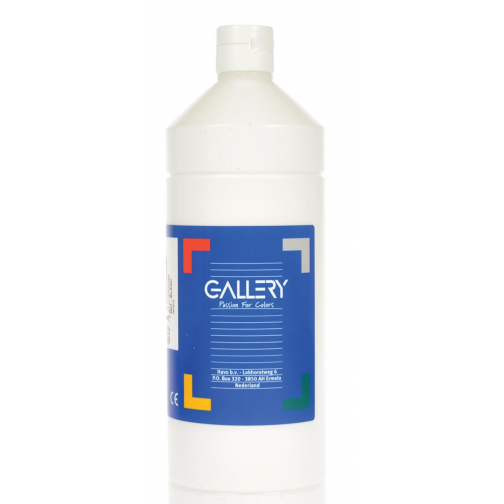 Gallery gouache flacon de 1.000 ml, blanc