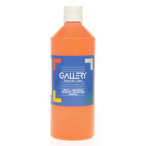 Gallery gouache flacon de 500 ml, orange