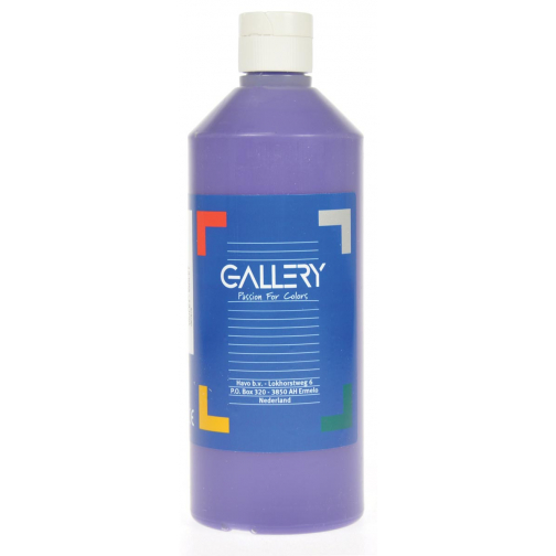 Gallery gouache flacon de 500 ml, violet