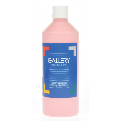 Gallery gouache flacon de 500 ml, rose