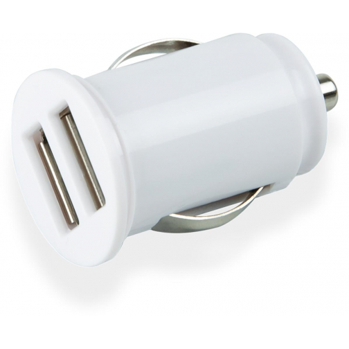Greenmouse chargeur de voiture Dual, 2 x USB-A, blanc