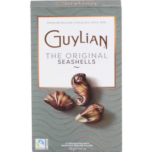 Guylain fruits de mer chocolat, paquet de 125 grammes
