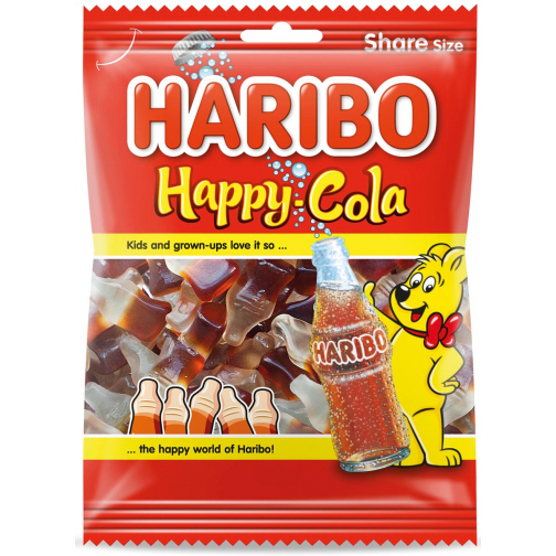 Haribo bonbons Happy Cola, sachet de 185 g