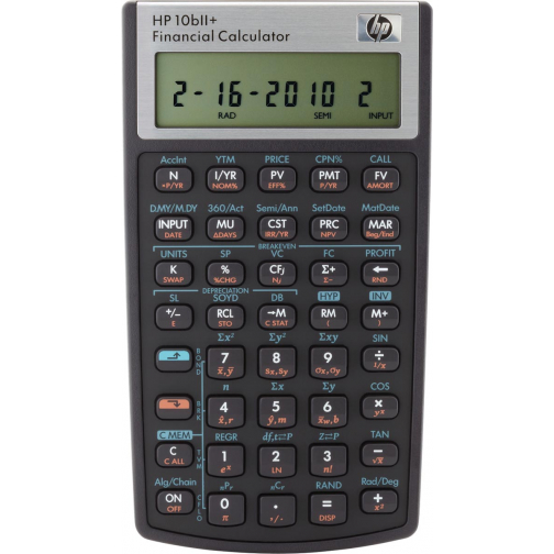 HP calculatrice financière 10BII+