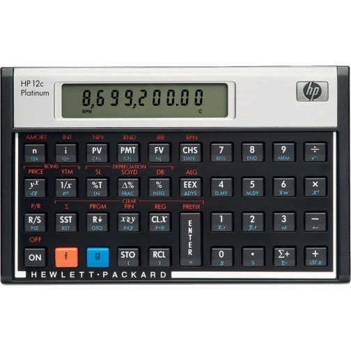 HP calculatrice financière 12C Platinum
