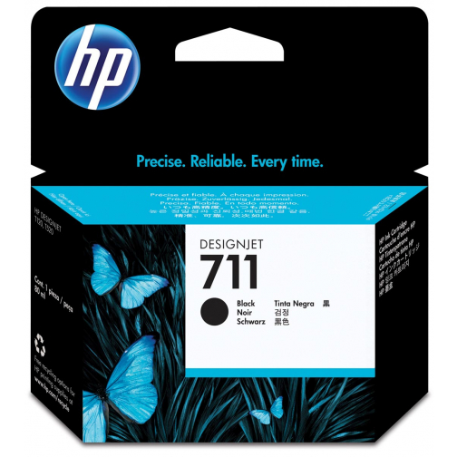 HP cartouche d'encre 711, 80 ml, OEM CZ133A, noir