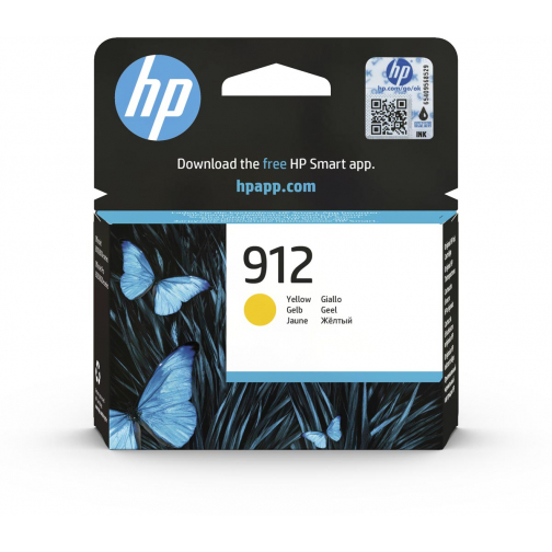 HP cartouche d'encre 912, 315 pages, OEM 3YL79AE, jaune