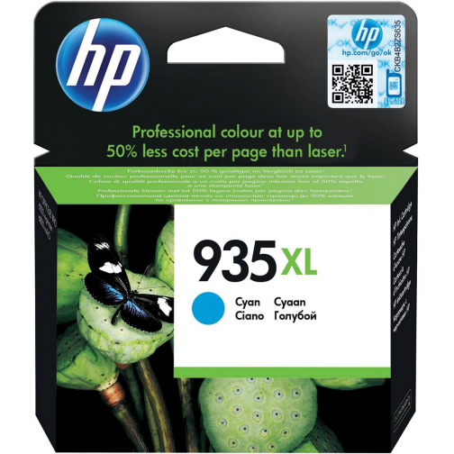 HP cartouche d'encre 935XL, 825 pages, OEM C2P24AE, cyan