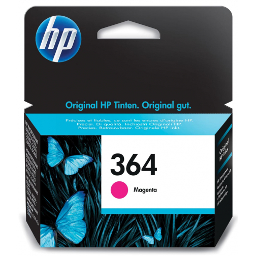 HP cartouche d'encre 364, 300 pages, OEM CB319EE, magenta