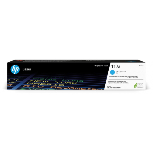 HP toner 117A, 700 pages, OEM W2071A, cyan
