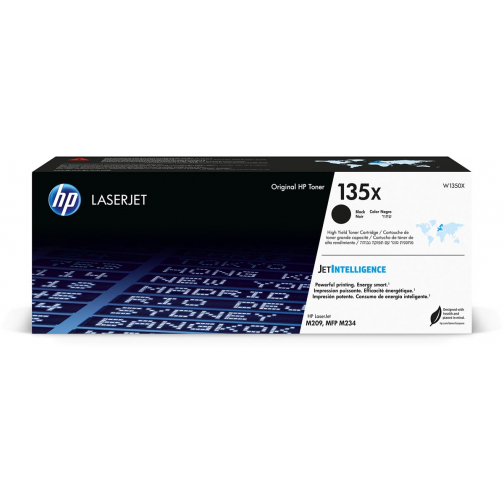 HP toner 135X, 2.400 pages, OEM W1350X, noir