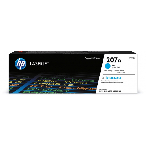 HP toner 207A, 1.350 pages, OEM W2211A, cyan