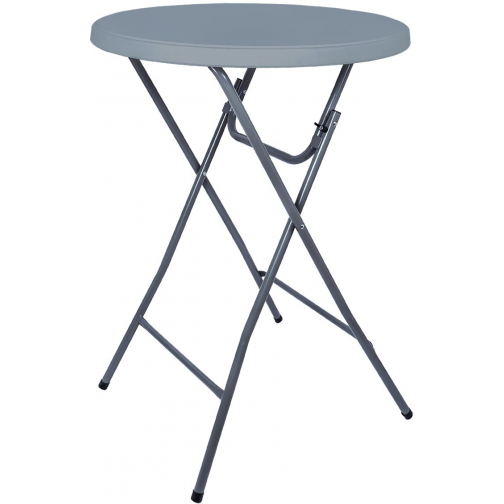 Table debout BT200, gris, diamètre 80 cm