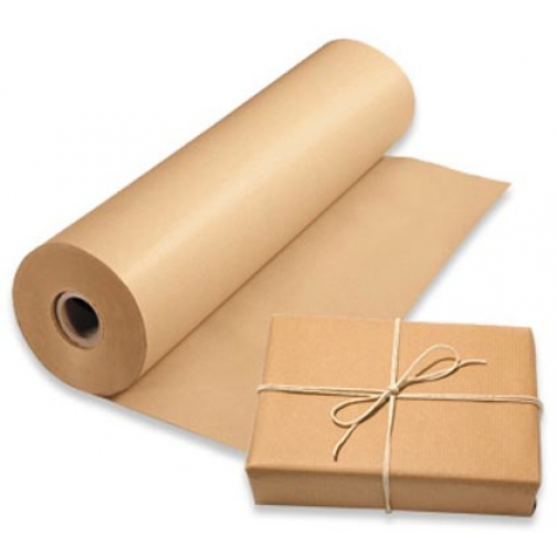 Papier d'emballage sur rouleau, 70 g/m², ft 300 m x 70 cm, kraft