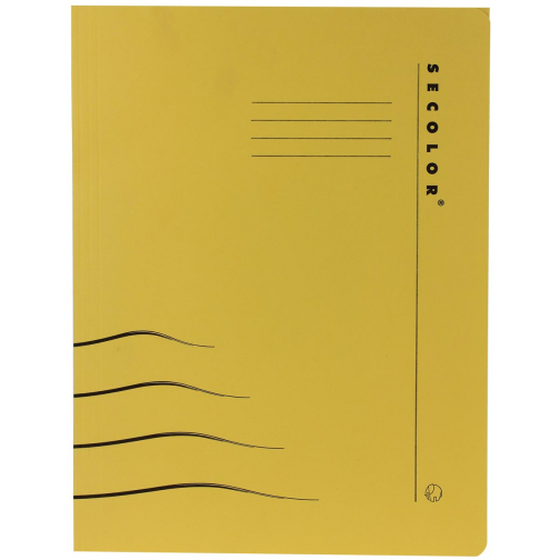 Jalema Chemise avec clip Secolor pour ft A4 (31 x 25/23 cm), jaune