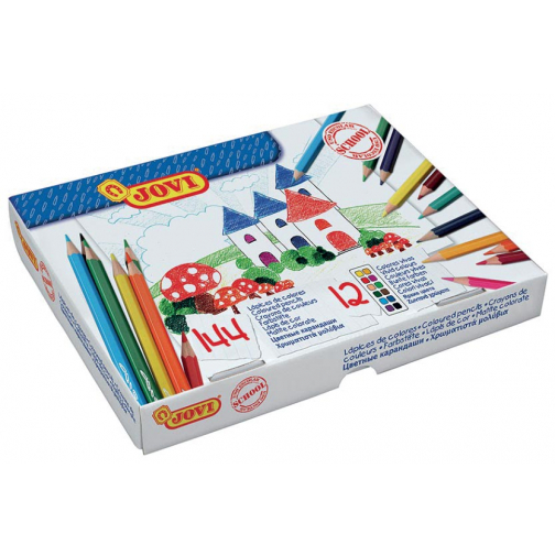 Jovi crayon de couleur, 144 crayons de couleur (classpack)