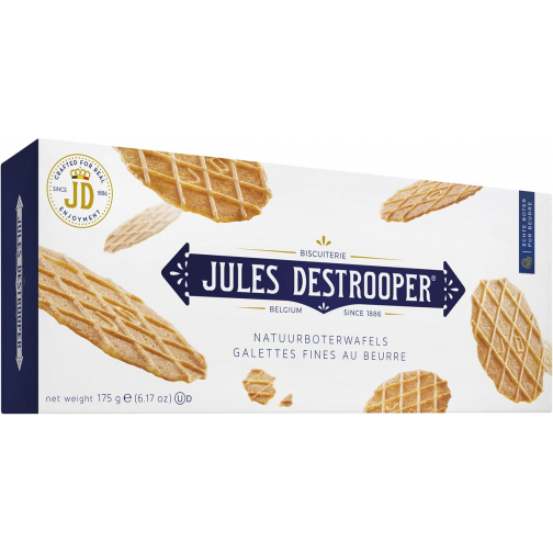 Jules Destrooper galettes au beurre, boîte de 175 g