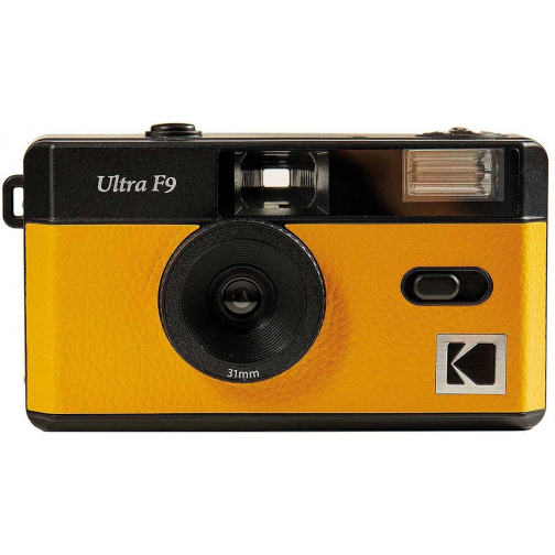 Kodak appareil photo argentique rétro Ultra F9, 35 mm, jaune