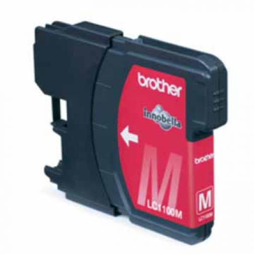 Brother cartouche d'encre, 325 pages, OEM LC-1100M, magenta