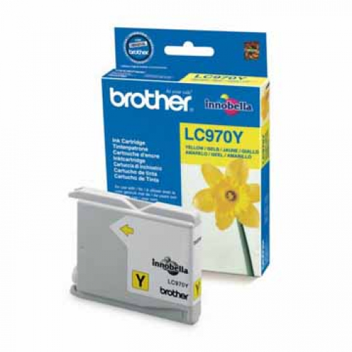 Brother cartouche d'encre, 300 pages, OEM LC-970Y, jaune