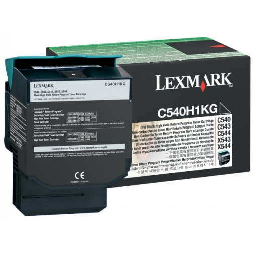 Lexmark tonercartridge C540H1KG black return