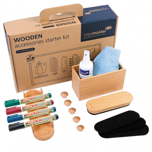 Legamaster WOODEN kit pour tableaux blancs, en boîte