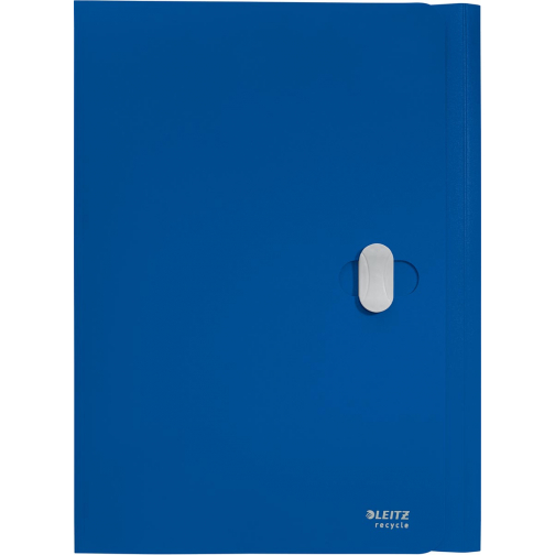 Leitz Recycle chemise à rabats, en PP, ft A4, bleu