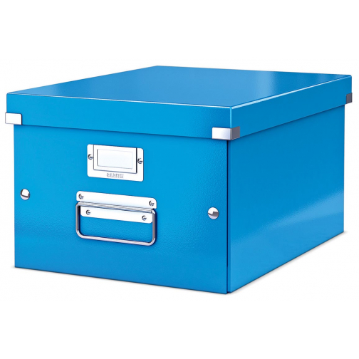 Leitz WOW boîte de rangement Click & Store, ft A4, bleu