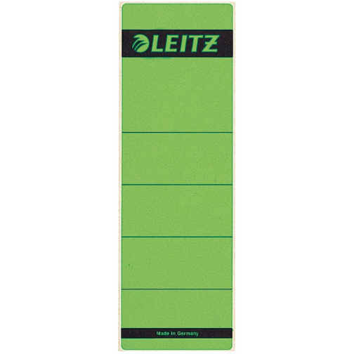 Etiquettes dos Leitz, autocollantes, ft 61 x 191 mm, vert, paquet de 10 pcs