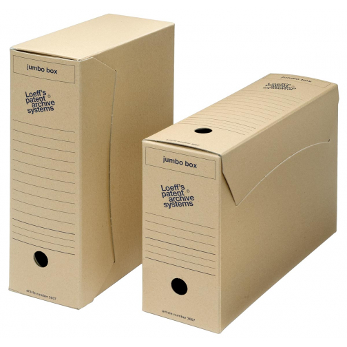 Loeff's boîte à archives communales Jumbo box, paquet de 25 pièces