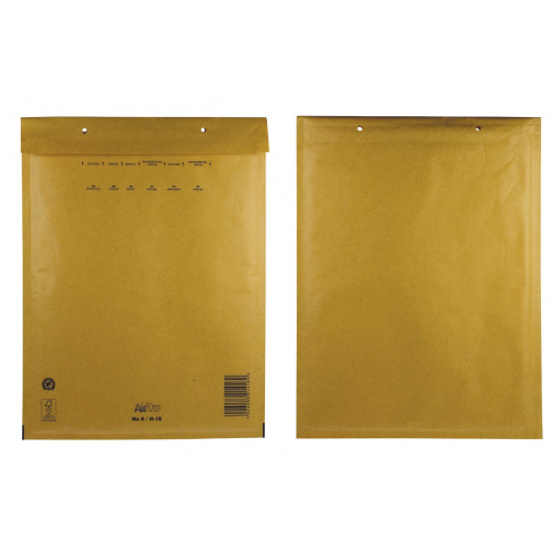 Bong AirPro enveloppes à bulles d'air, ft 270 x 360 mm, avec bande adhésive, boîte de 100 pièces, brun