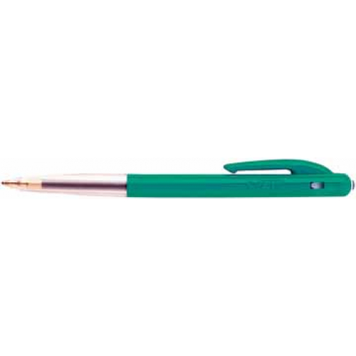 Bic stylo bille M10 Clic, 0,4 mm, pointe moyenne, vert