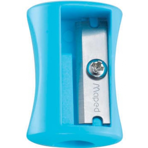 Maped taille-crayon Vivo 1 trou, présentoir de 75 pièces en couleurs assorties